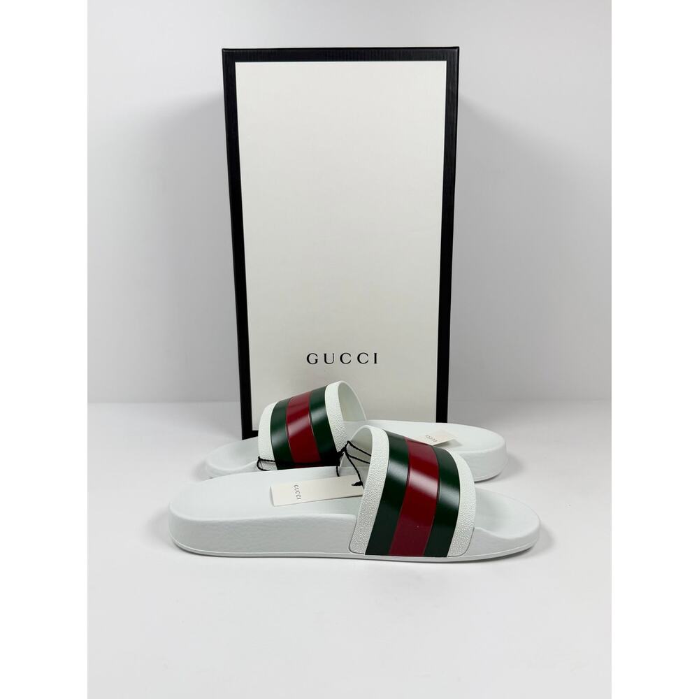 Size 9.5US - Gucci Pursuit Web Sandals NEW - Picture 5 of 9